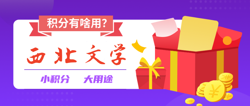 网站积分有什么用途-西北文学网